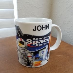 Vintage NASA Kennedy Space Center Mug for John